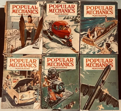 VTG Popular Mechanics Magazine, 1948 Jan-Nov 11 issues - Image 1 of 2