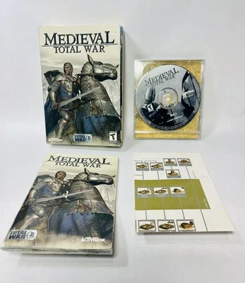 Medieval: Total War (2002) - complete big box Windows 98/2000/ME/XP  PC CD-ROM - Image 1 of 4