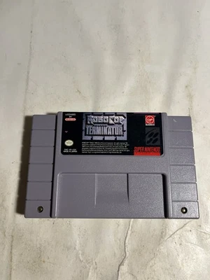 RoboCop vs The Terminator Super Nintendo Snes Tested Authentic - Image 1 of 3