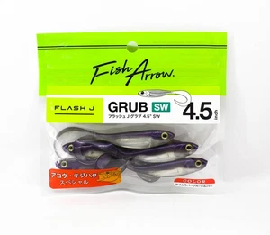 Fish Arrow Soft K�der Flash J Grub SW 4.5 Zoll 5 St�ck per pack #122 (8352) - Bild 1 von 6