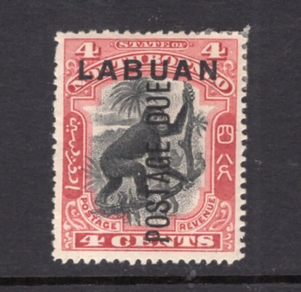 Labuan 1901 Postage Due 4c Perf 15 как новые оригинальные #j3b CV$60 - Изображение 1 из 1