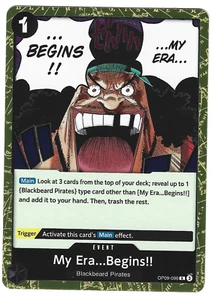 BANDAI:ONE PIECE OP09-096 MY ERA R Emperors in the New World Card FOIL ENG - Picture 1 of 2