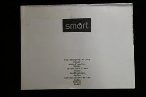 001367 SMART 450 ForTwo MANUAL DE INSTRUCCIONES RADIO CASSETTE 0009020V003 - Imagen 1 de 2