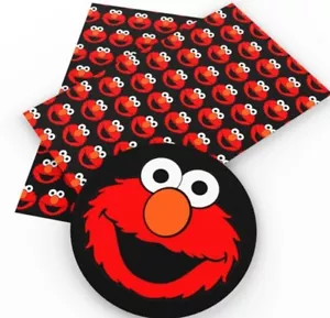 Monster FAUX LEATHER SHEET 8.75" X 12" PRINTED 1062614 SMOOTH TEXTURE - Picture 1 of 1