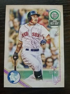 2018 Topps Gypsy Queen GQ LOGO SWAP #171 TZU-WEI LIN RC Rookie Boston Red Sox SP - Picture 1 of 1