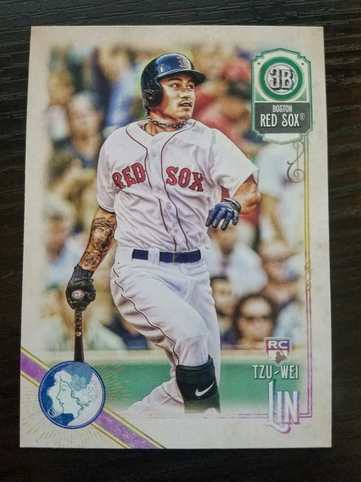 2018 Topps Gypsy Queen GQ LOGO SWAP #171 TZU-WEI LIN RC Rookie Boston Red Sox SP - Image 1 of 1