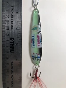 Fishing Lure , Miami Dolphins, Donald Trump, Spoon Metal - Picture 1 of 3