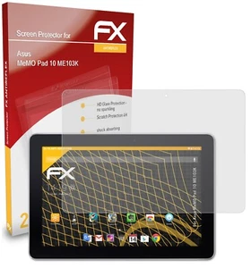 atFoliX 2x Screen Protection Film for Asus MeMO Pad 10 ME103K matt&shockproof - Afbeelding 1 van 8