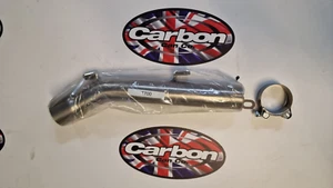 Yamaha T7 Tenere UK Made T304 Stainless Exhaust Link Pipe & Clamp - Picture 1 of 7