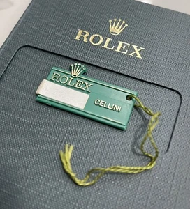 Authentic Vintage Rolex Cellini Green Hang Tag Crown Collectible 3831 4315 4015 - Picture 1 of 3