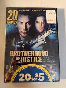 NEW - 20 Movies: Brotherhood of Justice (DVD, 2014, 4-Disc Set) NEW SEALED - Picture 1 of 2