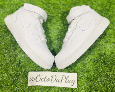 Nike Air Force 1 Mid PS infantil branco vários tamanhos 314197-113 sem tampa - Imagem 1 de 4