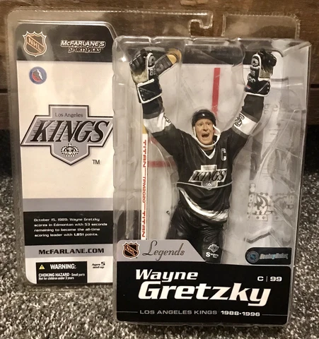 Wayne Gretzky 2004 NHL Legends Series 1 McFarlane’s Sports Toy Sealed LA Kings Cover