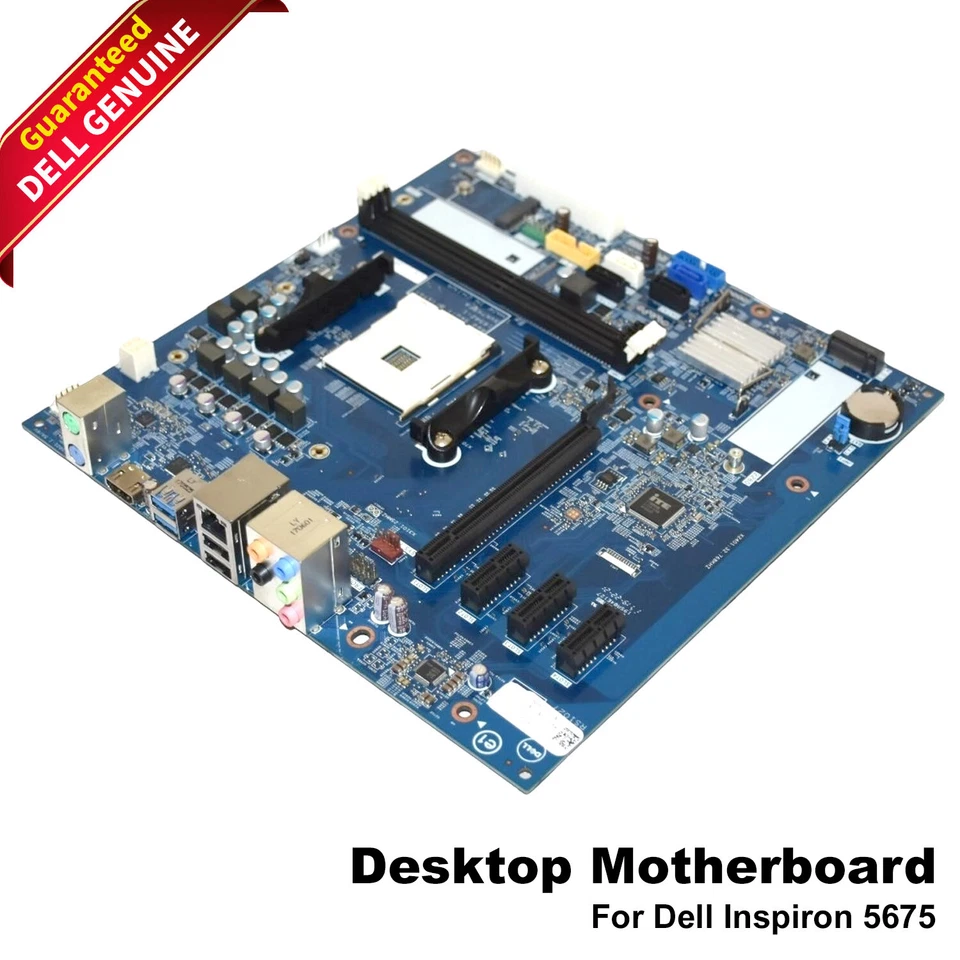 Dell Inspiron 5675 Desktop AM4 Red Skull Bristol 16542-1 Motherboard XFRWW - Image 1 of 4