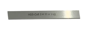 COBALT PARTING BLADE 3MM X 15MM X 110MM FOR PARTING OFF TOOL RDGTOOLS - Picture 1 of 1