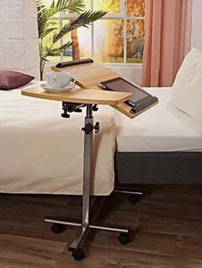 Laptopständer Beistelltisch rollbar Klapptisch Lesetisch Betttisch Stehtisch NEU - Bild 1 von 5
