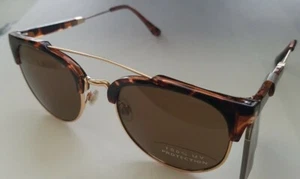 Falls Creek Brown/Gold Metal Frame Brown Lens Sunglasses - Picture 1 of 6