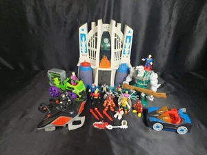 Imaginext DC Comics Hall Of Justice Playset Doomsday Figures Vehicles Manta Sub - Picture 1 of 15