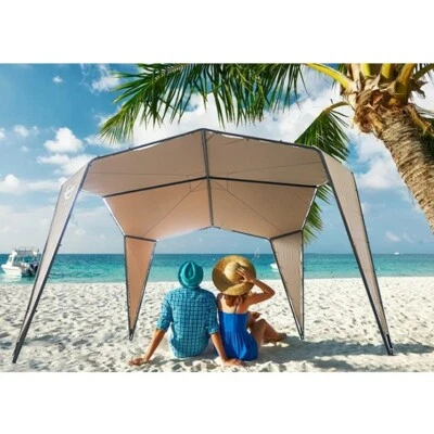 NEW Portable Large Sun Shade Tent Canopy Camping Beach Anti UV Shelter US - Image 1 of 4