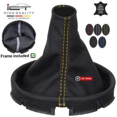 Manual Leather for Pontiac Solstice 06-10 shift gear gaiter boot + plastic NW - Image 1 of 2