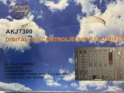 Audio2000's AKJ7300 PROFESSIONAL KARAOKE/ DJ MIXER w/ KEY CONTROL & ECHO - Image 1 of 4