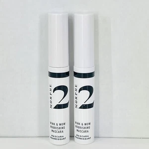 Morphe Wink & Wow Black Nourishing Mascara 0.08oz Without Box Lot of 2 - Picture 1 of 7