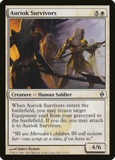 Magic the Gathering Set 4x Auriok Survivors-New Phyrexia Near Mint ENG