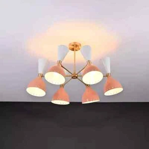 12 Bulb Elegant Italian Pendant Modern Stilnovo Style Mid Century Brass Sputnik - Picture 1 of 7