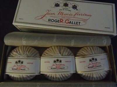 Roger & Gallet Savons Eau de Cologne Extra Vieille  3 x ca. 90 Gramm OVP - Bild 1 von 3