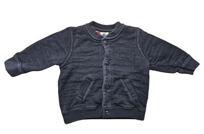 Dulzura Original Petit Bateau Bebé Chaqueta Sudadera Talla 6M 68 Azul - Imagen 1 de 2