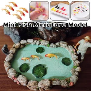 50pz Mini Pesce Modello Serbatoio Simulazione Pesci Acquario Accessori Artigianato Decorazione - Foto 1 di 24