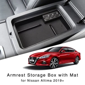 For Nissan Altima 2019+ Center Console Armrest Storage Organizer Box Glove Tray - Picture 1 of 8