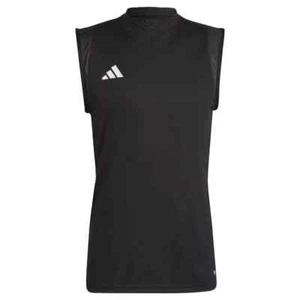 adidas men Tiro 23 Competition Sleeveless Jersey, Black / White; M - Picture 1 of 3