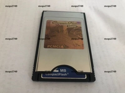 CompactFlash 32MB CF with Compact Flash Card adapter SanDisk 32M PC PCMCIA Card - Image 1 of 2