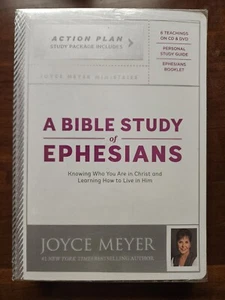 JOYCE MEYER: A BIBLE STUDY OF EPHESIANS CD DVD BOOK *NEW* Sealed - Picture 1 of 2