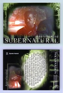 Apprehended #30 Supernatural Season 2 Inkworks 2007 Trading Card