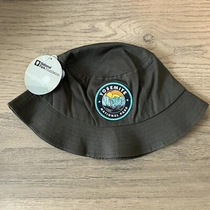 Gorra de cubo del Parque Nacional de Yosemite parche verde azul playa NUEVO - Imagen 1 de 3