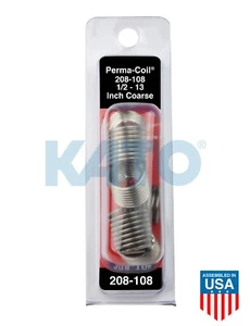 1/2-13 Thread Repair Pack Perma-Coil 208-108 (6 Insert) Helicoil 5521-8 - Picture 1 of 2