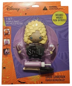 Disney Hocus Pocus Sarah Sanderson Pumpkin Decorating Kit Halloween Fall NEW - Picture 1 of 2