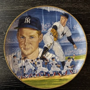 Whitey Ford “World Series Wind-Up” 16, Signed, 10.25” Plate - Gartlan USA PO-LN - Picture 1 of 7