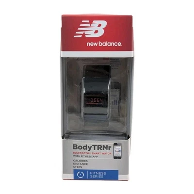 New Balance Body TRNr Bluetooth Smart Watch w/Fitness App 52582NB Midnight New - Image 1 of 4