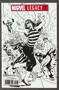 Marvel Legacy #1 Terry Dodson Party Sketch 1-Per-Store Variant Cover 2017 NM - Picture 1 of 1