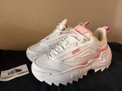 Fila Women's Twister Sneakers White/Light Pink /Glacier Gray Size 8.5 - Image 1 of 4
