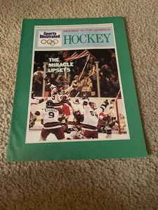 Sports Illustrated Insert ICE HOCKEY TEAM USA MIRACLE ON ICE 1980 1987 - Picture 1 of 1