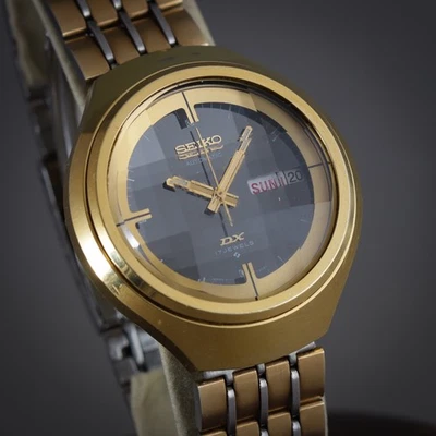 🇯🇵 1975 Seiko DX Automatic 6106-7689 Faceted Crystal Orig Bracelet Hacking Sec - Image 1 of 4