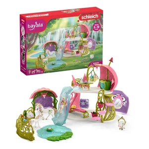 schleich® bayala® 42445 Glitzerndes Blütenhaus mit Einhörnern, See und Stall - Bild 1 von 15