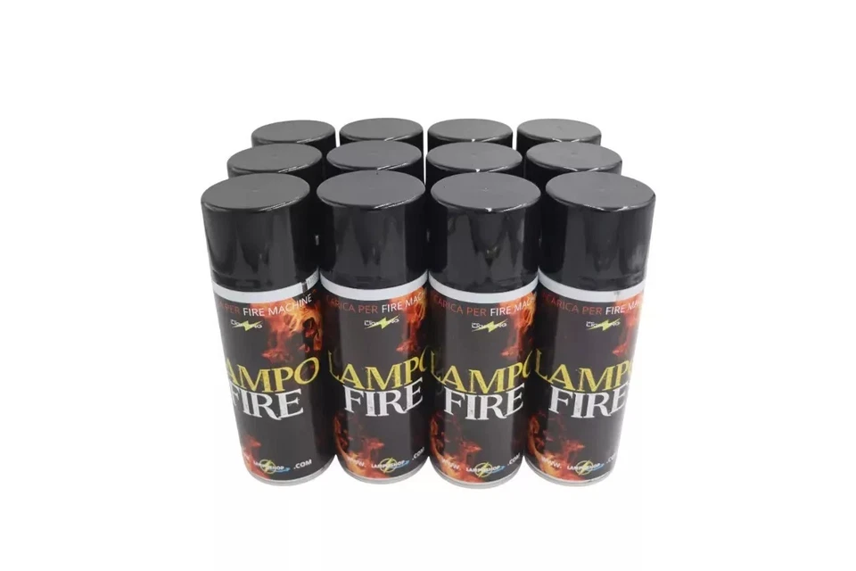 Bomboletta Ricarica Macchina Fuoco Fire Machine Offerta 12PZ - Immagine 1 di 1
