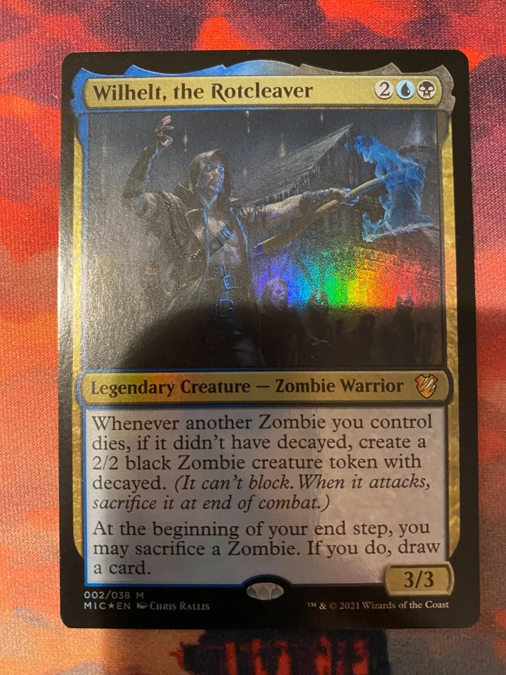 MTG Innistrad Midnight Hunt Wilhelt the Rotcleaver Foil - Image 1 of 1