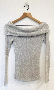 HOLLISTER- Grey Sweater- Sz Small - Y2K  - Picture 1 of 6