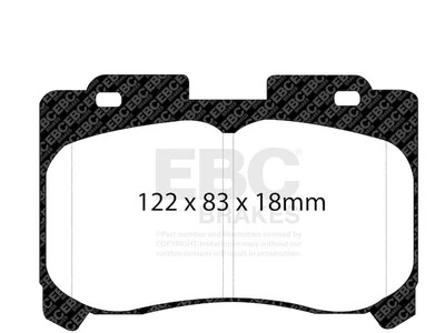 Juego de pastillas de freno delanteras para Toyota Supra 1993-1998 1994 1995 1996 1997 XJ128PC Foto 1 de 4